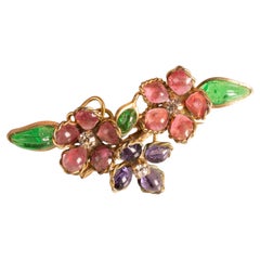 Antique Gripoix brooch by Suzanne Gripoix, 1960s