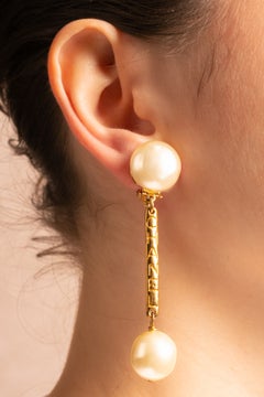 Chanel earrings by Karl Lagerfeld, circa 1990