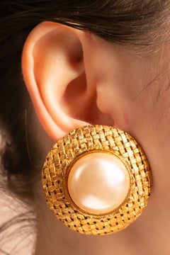 Chanel Earrings by Karl Lagerfeld, Fall 1992
