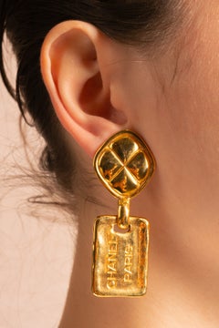 Chanel earrings by Karl Lagerfeld, circa 1985