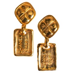 Chanel earrings by Karl Lagerfeld, circa 1985