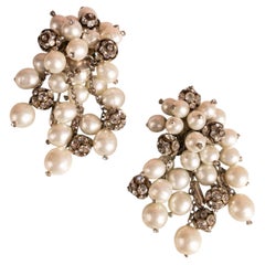 Pair of Christian Dior brooches by Christian Dior, 1950s