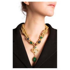 Christian Lacroix heart necklace by Christian Lacroix, late 1980s–early 1990s