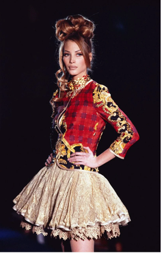 Versus Versace skater skirt by Donatella Versace, circa 1992