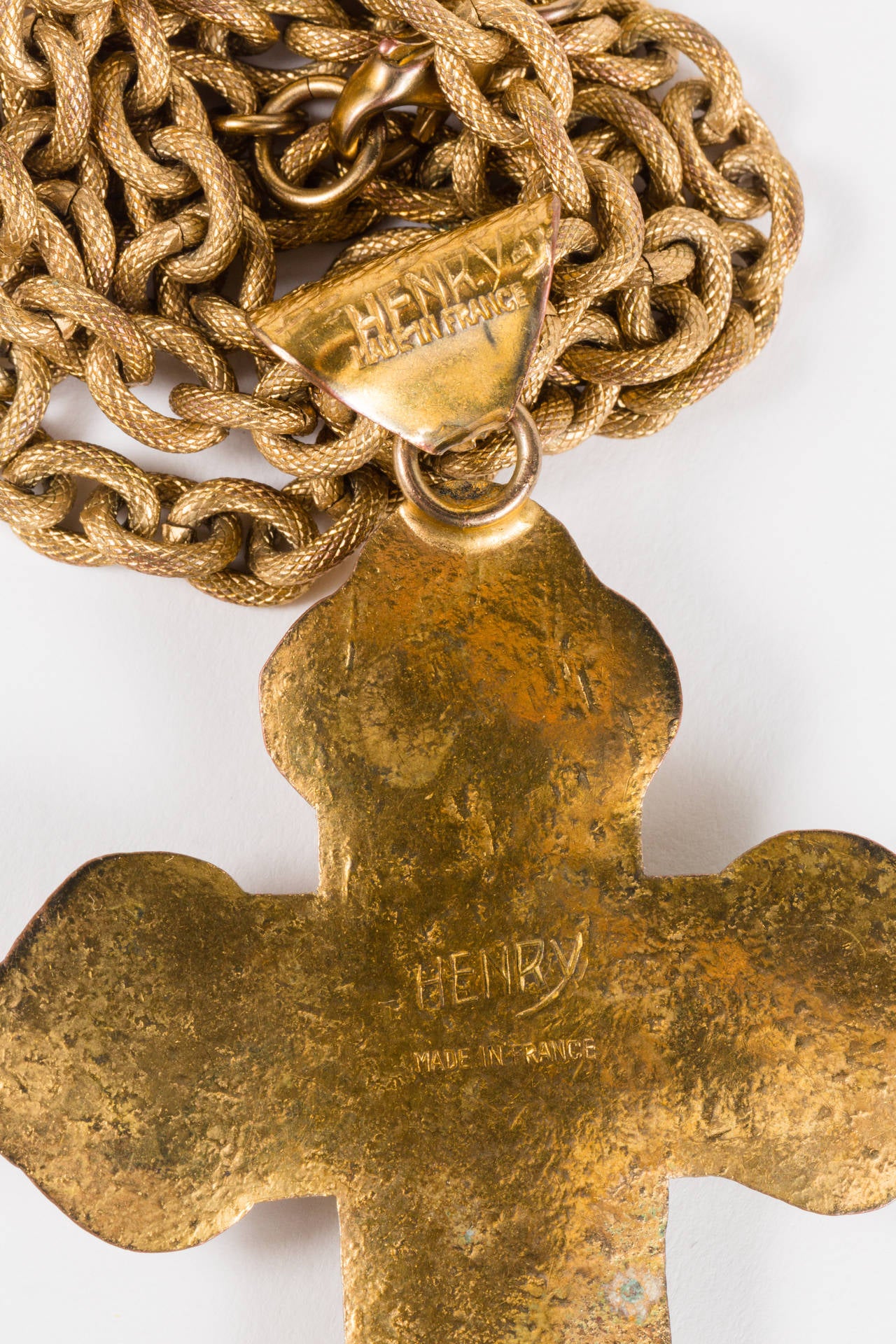Neo-Romantic Vintage Cross Pendant by Henry 2