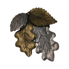 Fabrice Multi Toned Leaf Brooch