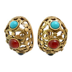 Vintage Oscar de la Renta Earrings