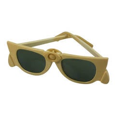 Vintage Celluloid Collapsible Sunglasses, 1950s