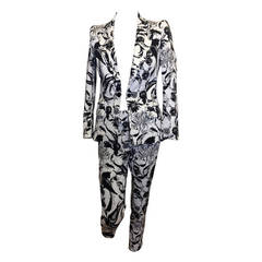 Givenchy Black and White Suit