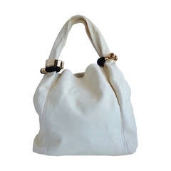 Jimmy Choo White Leather Handbag