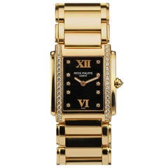 Patek Philippe Lady's Rose Gold and Diamond Twenty-4 Wristwatch Ref 4910