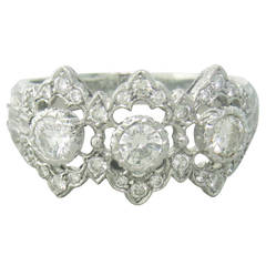 Vintage Mario Buccellati Diamond Gold Ring