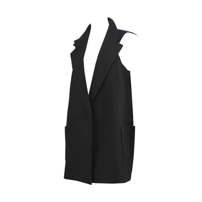 Margiela Black Tuxedo Vest