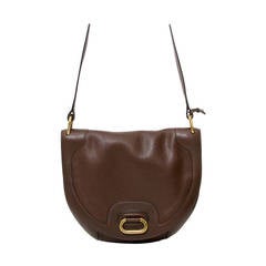 Delvaux Chocolat Brown Shoulder Bag