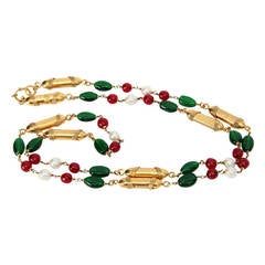 1980s Rare Chanel Sautoir Necklace 10