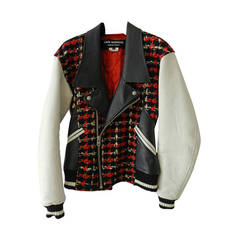 Junya Watanabe Comme des Garcons Tweed Varsity Jacket - Fall 2013