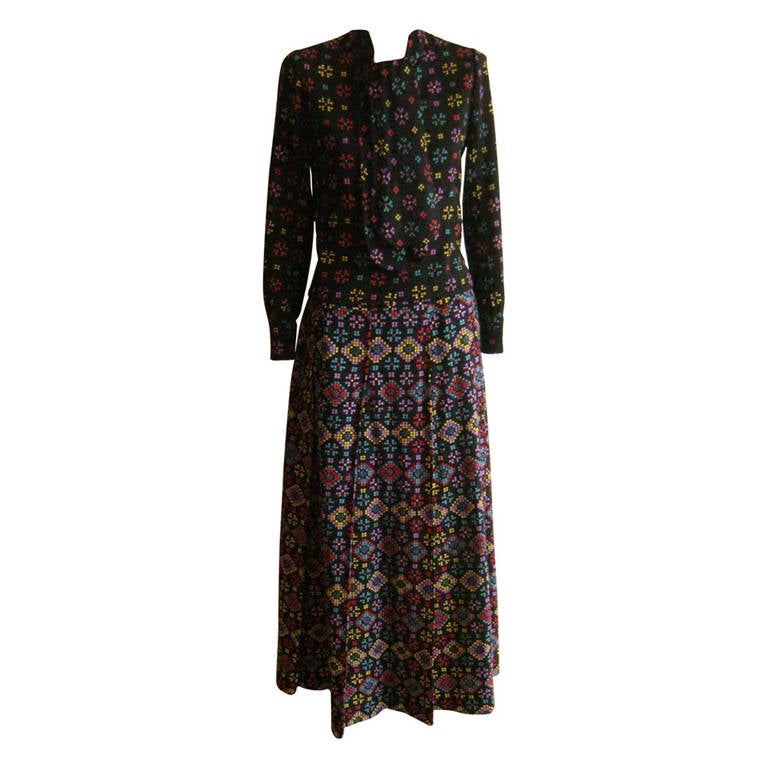 1960s Emanuel Ungaro Parallele Skirt and Jacket