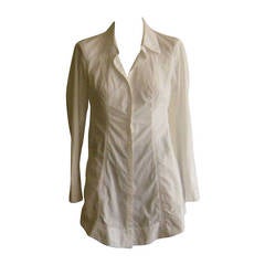 Donna Karan Casual Luxe Shirt/Tunic W/T $650