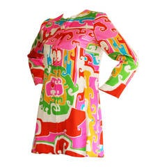 B.H. Wragge Vintage 1960s Psychedelic Silk Jacket