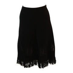 Gucci Cashmere Skirt Shawl with Fringe Size M 5