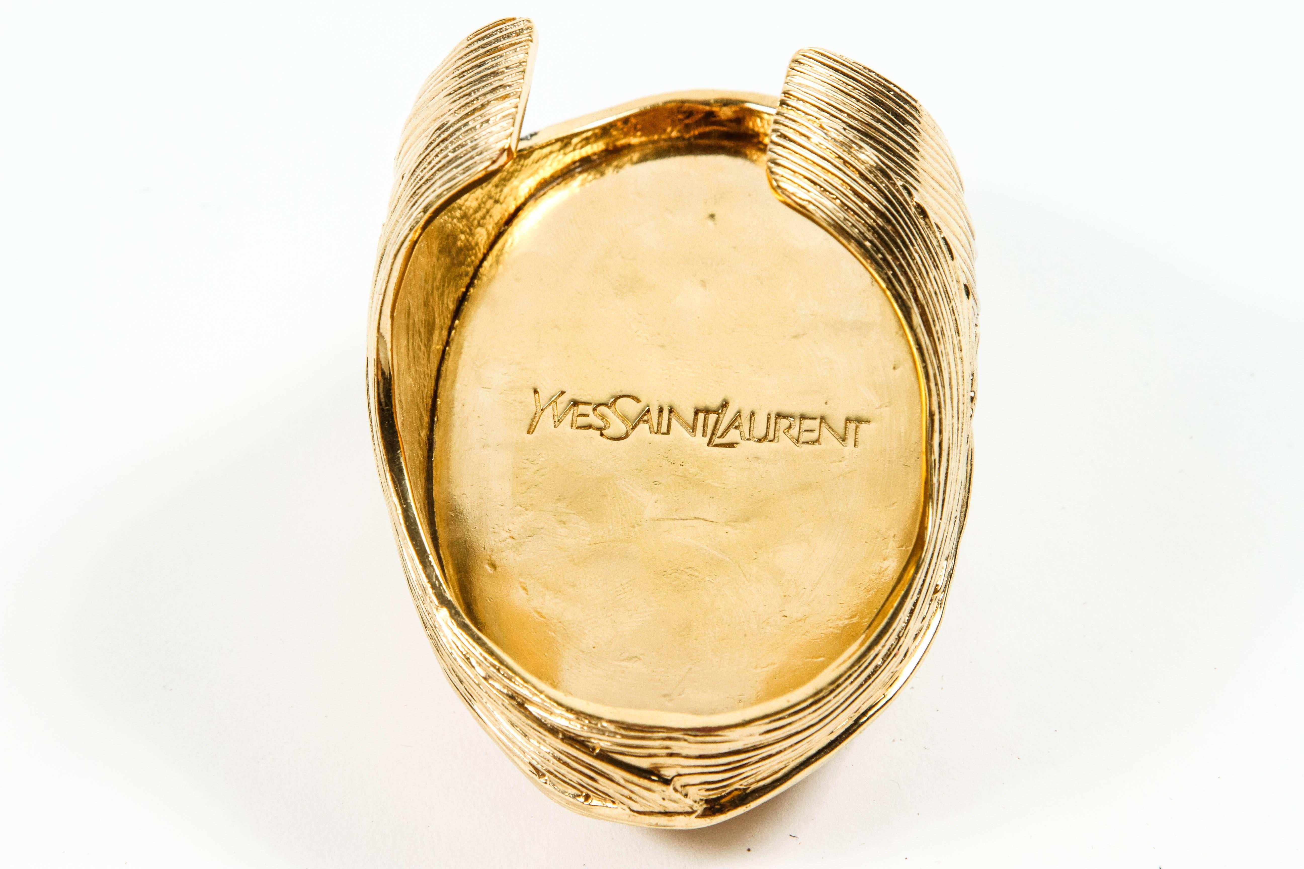 Unique and Impressive Cuff by Yves Saint Laurent  1