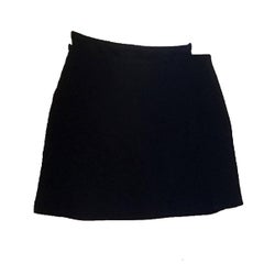 Stephen Sprouse 1990s Black Velcro Micro Mini Wrap Skirt for Barneys New York
