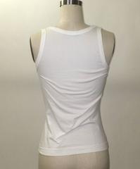 Dolce & Gabbana - Canotta con T-shirt Art Deco Pinup Bianca