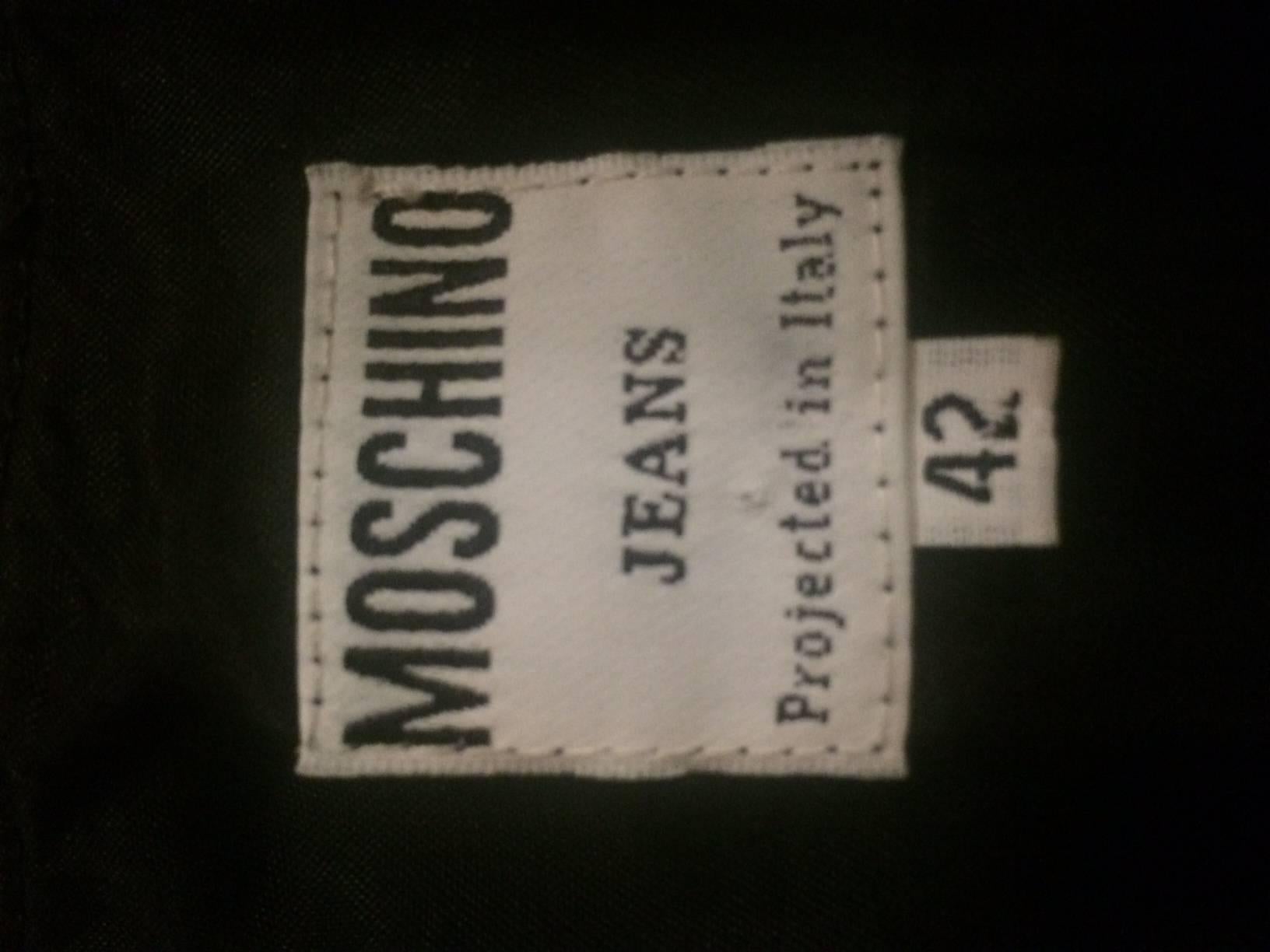 Moschino Jeans Black Gold Framed Masterpieces Art Vest, 1990s  In Excellent Condition In San Francisco, CA