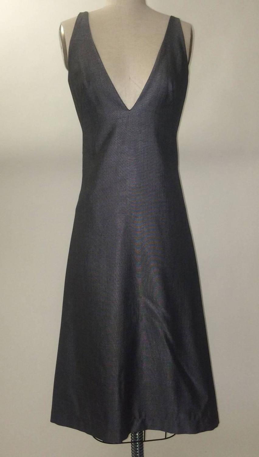 Alexander McQueen Spring 1997 Grey Backless Bumster Dress from La ...