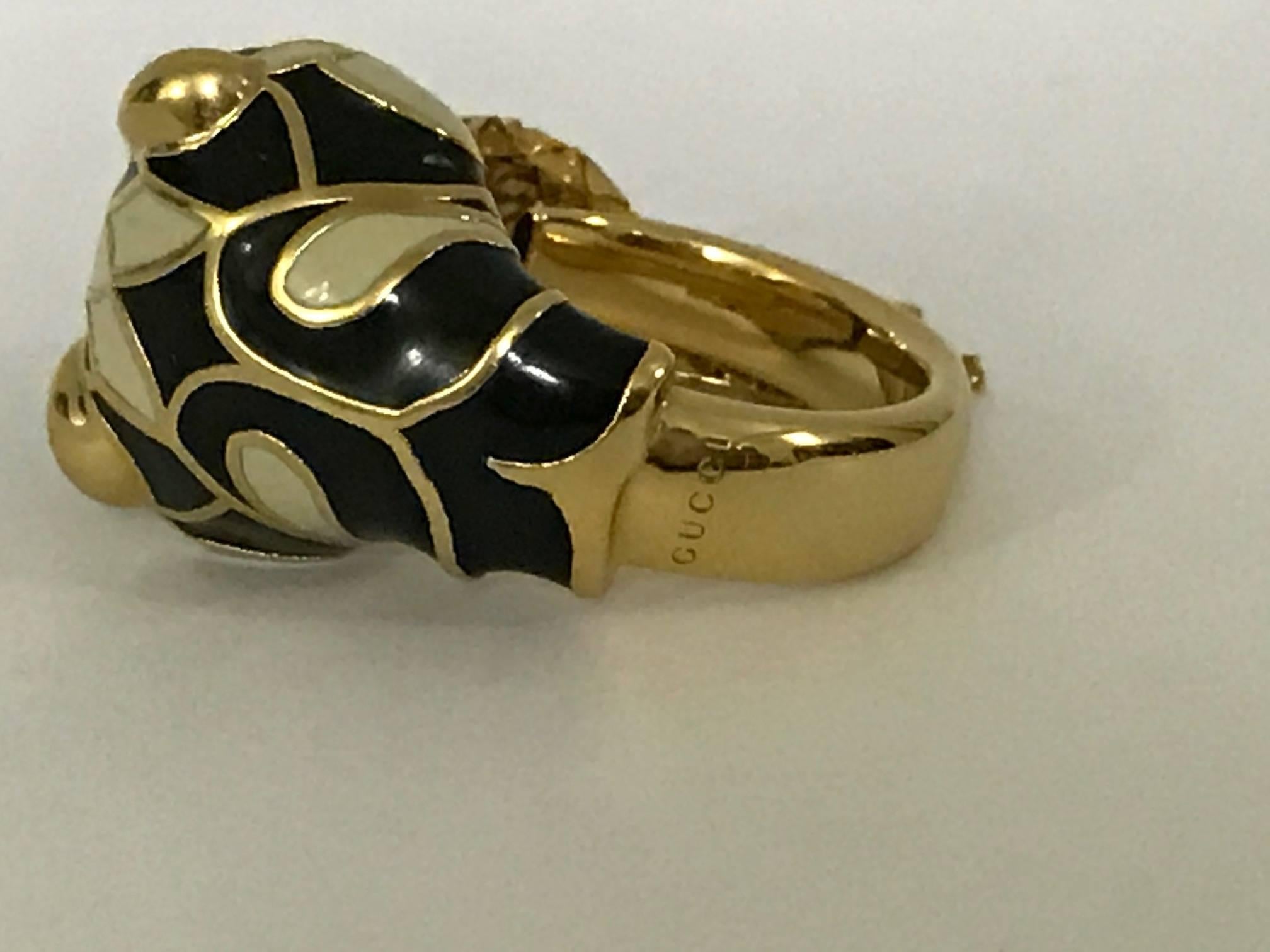 tiger head gucci ring