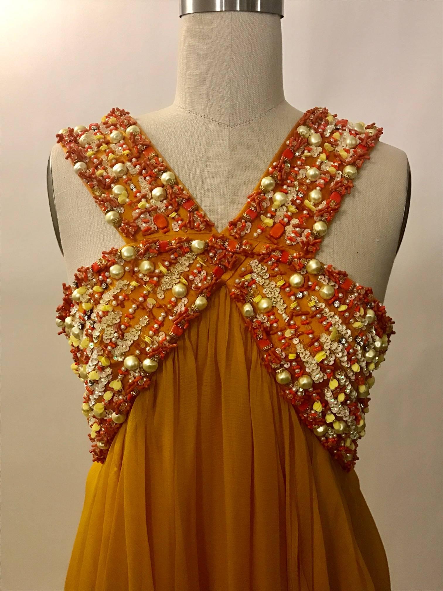 marigold gown