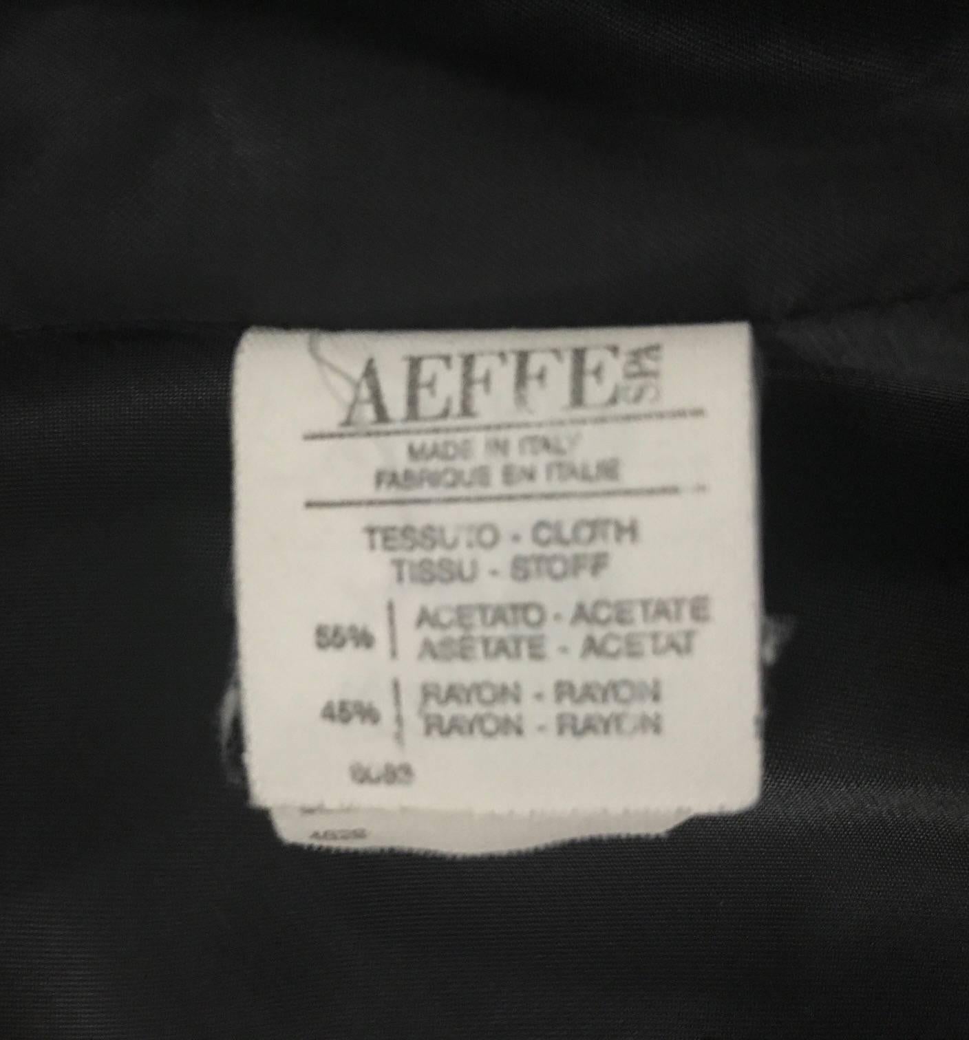 Moschino Couture 1990s Eye Skirt Suit Black Blazer Jacket 2