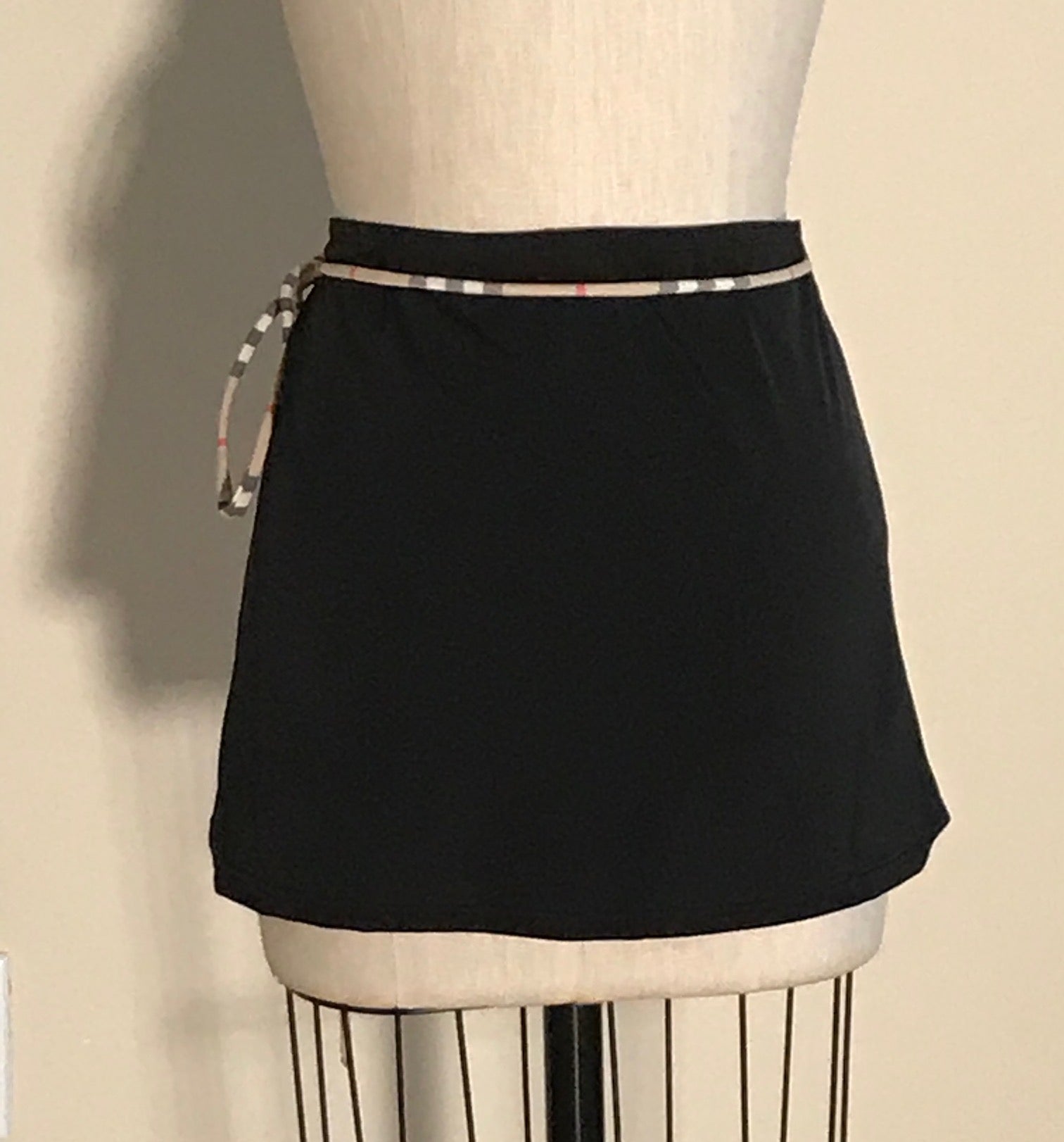 burberry wrap skirt