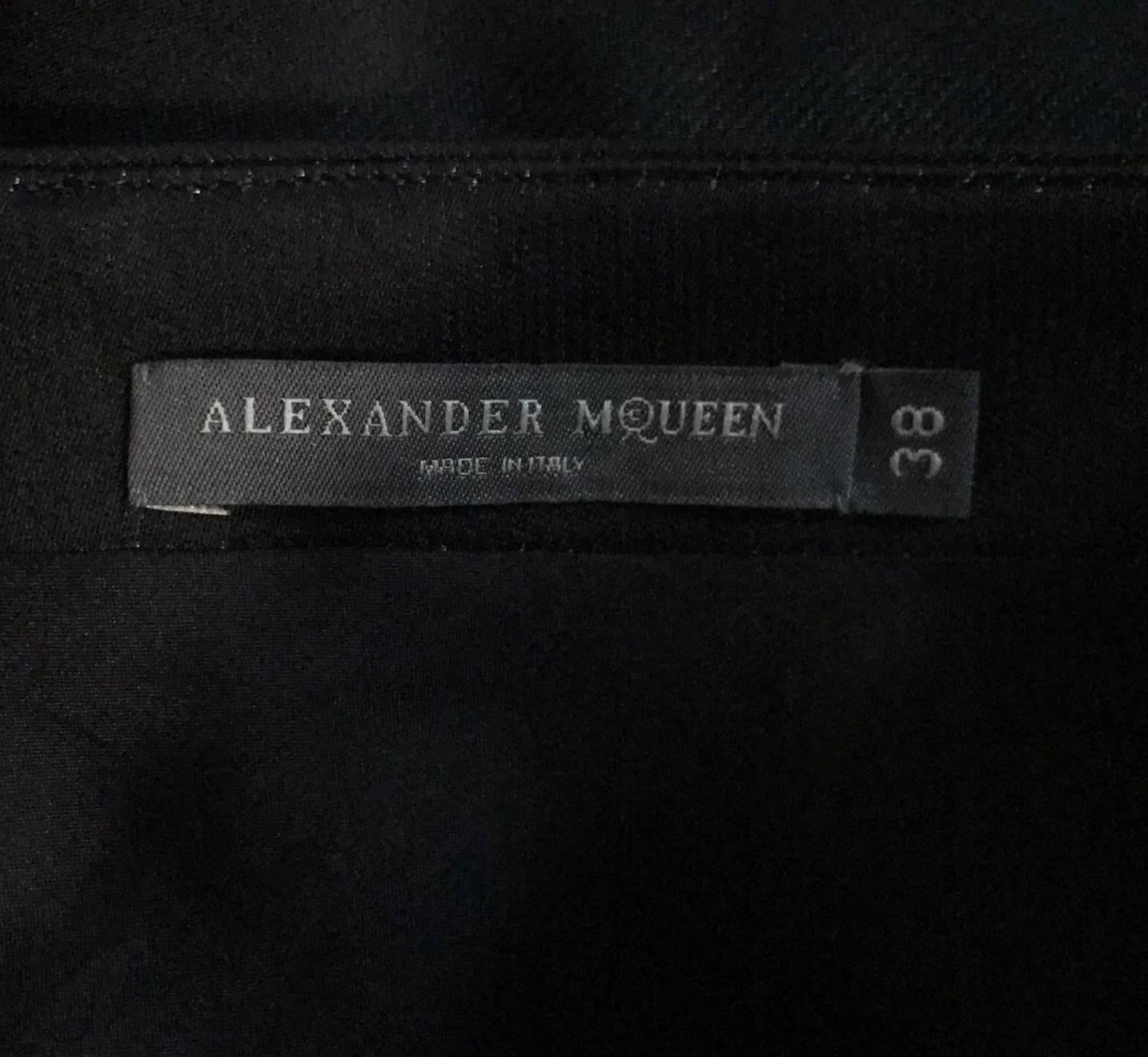 Alexander McQueen Black Hummingbird Bird Skirt, 2008  2