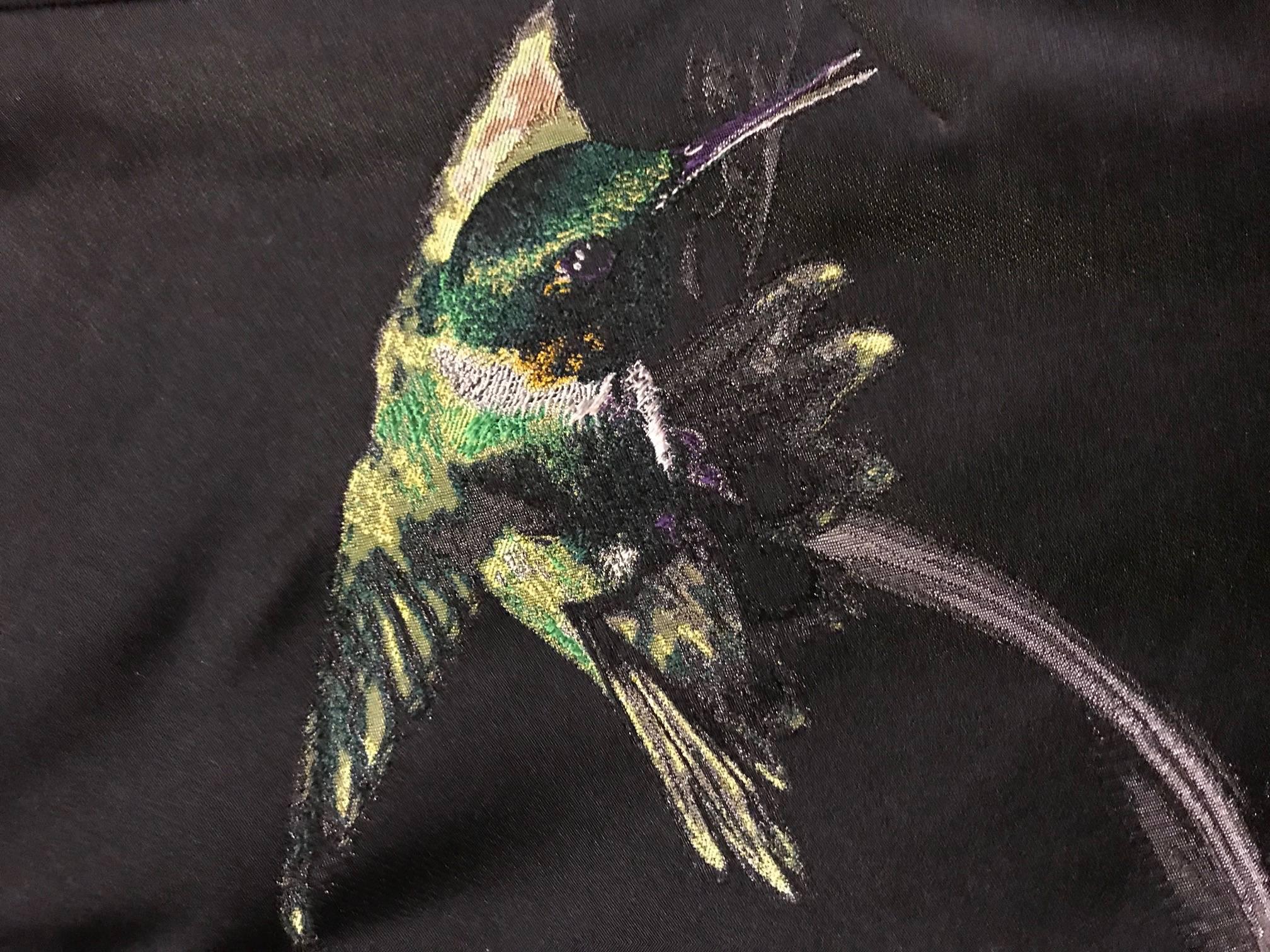 Alexander McQueen Black Hummingbird Bird Skirt, 2008  1