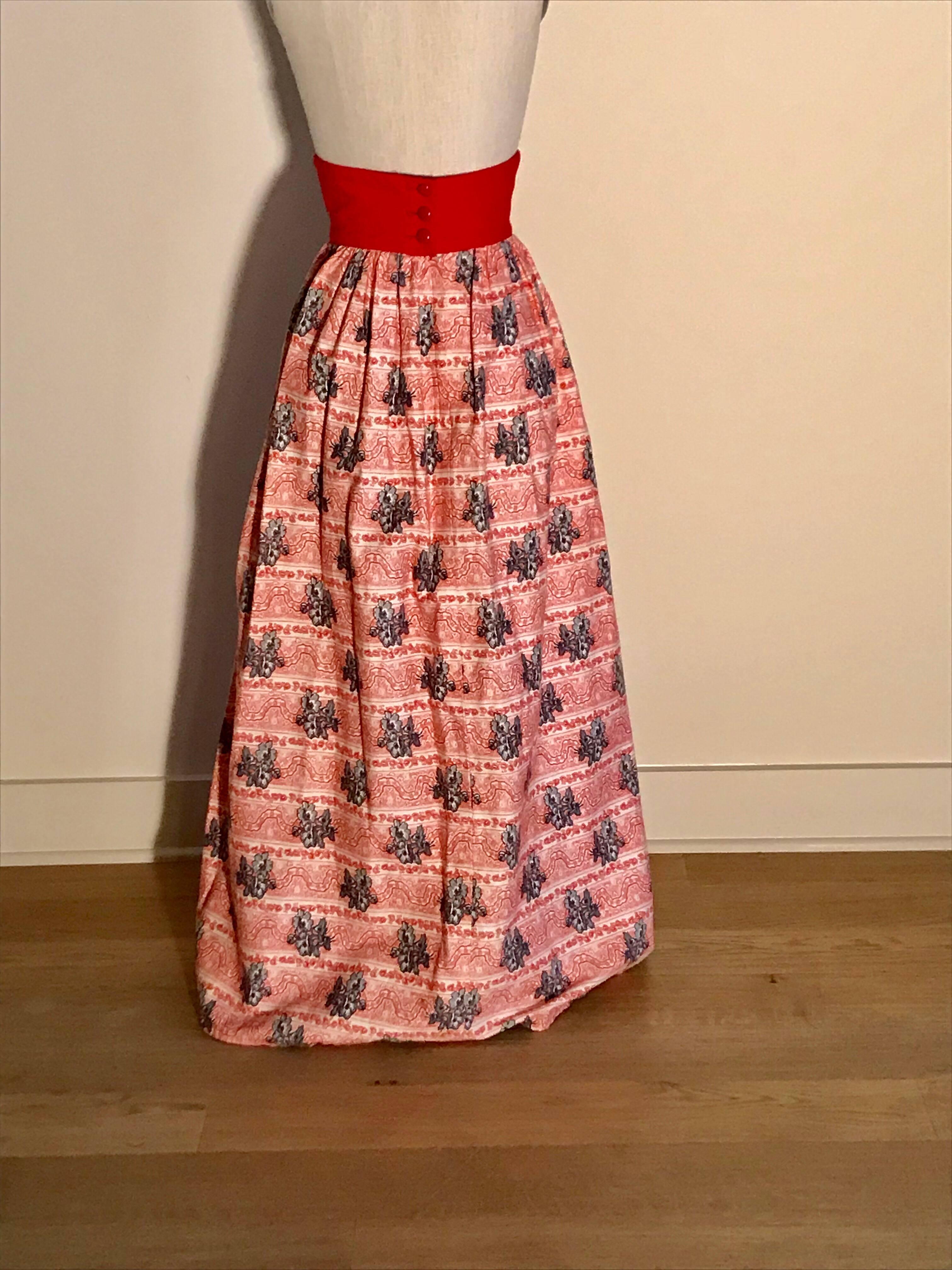 vintage maxi skirts