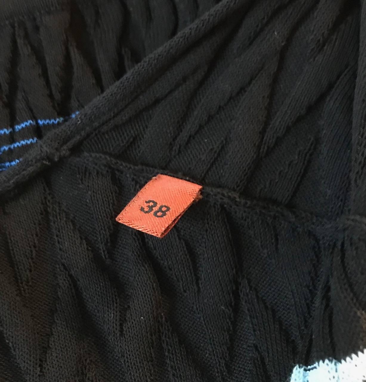 Missoni Multicolor Stripe Knit Cardigan Sweater In New Condition In San Francisco, CA