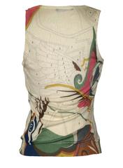 Alexander McQueen Spring 2005 Paint by Number Knit Pony Top