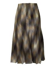 Alexander McQueen Fall 2005 Pleated Wool Plaid Skirt with Buckles