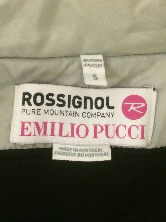 Emilio Pucci Rossignol ski jacket coat puffer M
