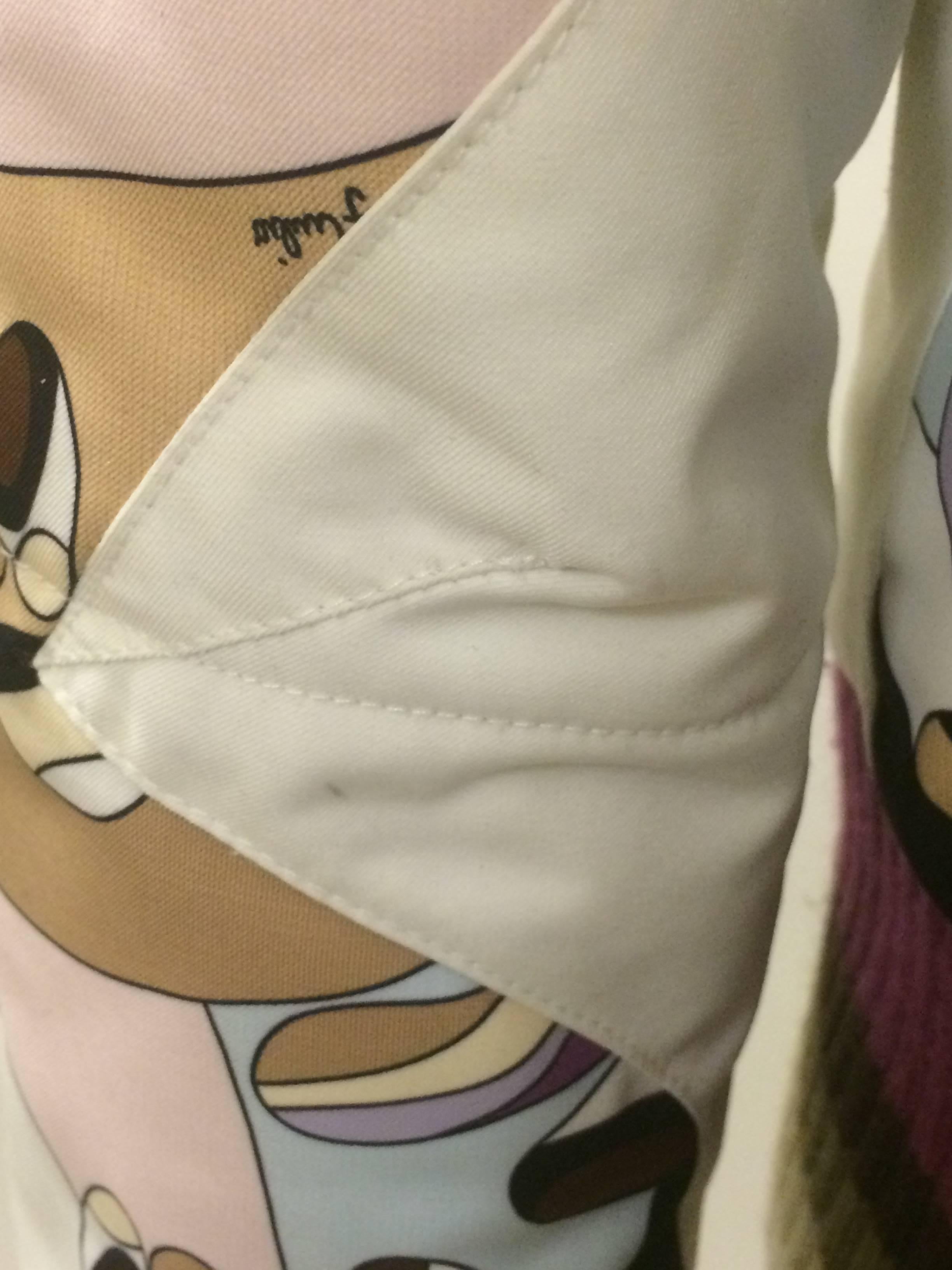 Emilio Pucci für Rossignol Pucci Print Winter Skijacke mit Kapuze und Strickbesatz 3