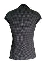 Gianni Versace Black and White Check T Shirt Cut Top, 1990s