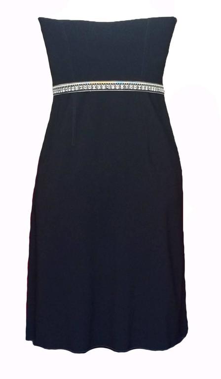 Moschino Cheap and Chic Measuring Tape Black and White Dress For Sale ...