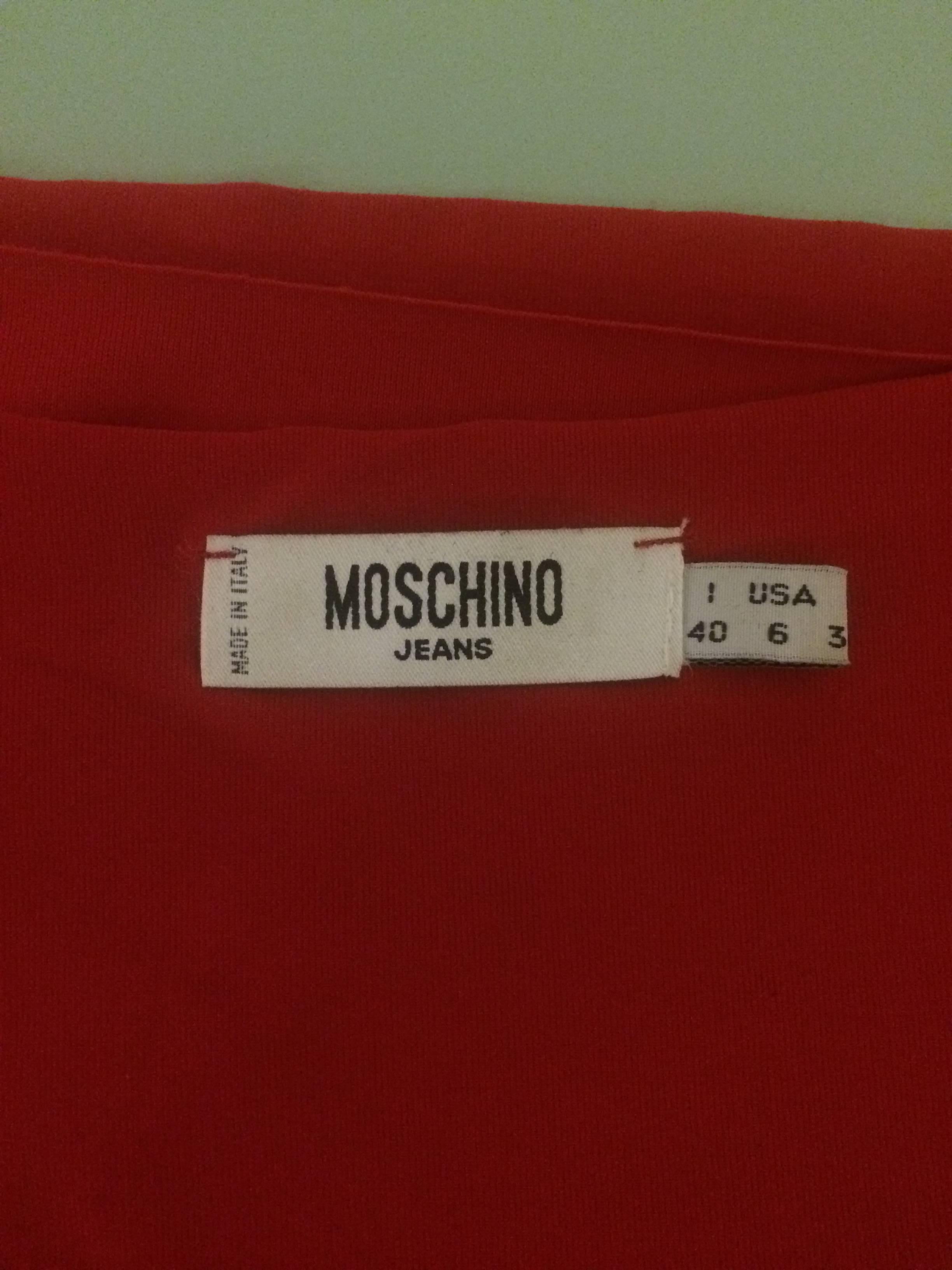 moschino jeans top