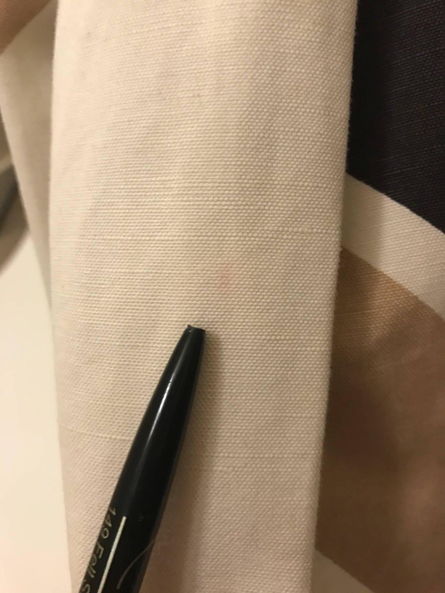 Brown Prada Cream Green and Pink Geometric Print Pleated Cotton Linen Skirt