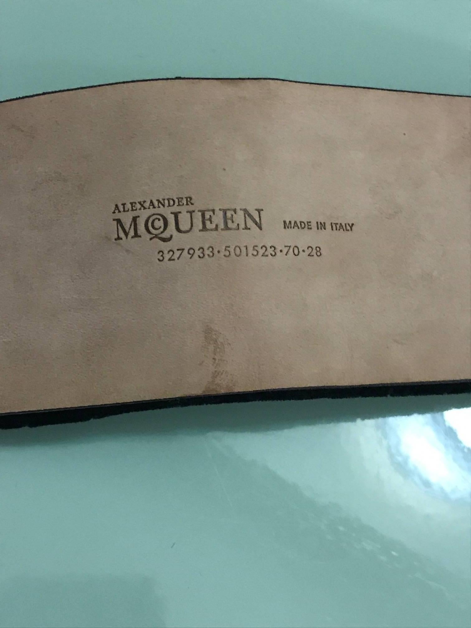 wide black velvet belt
