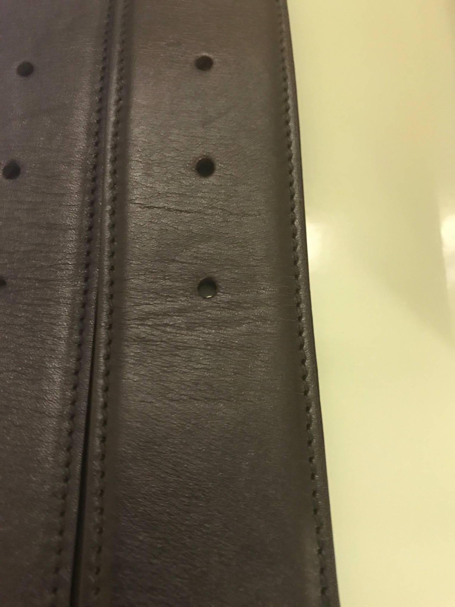 alaia leather belt