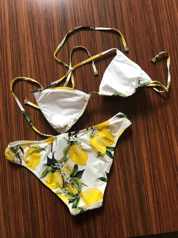 dolce gabbana lemon swimsuit