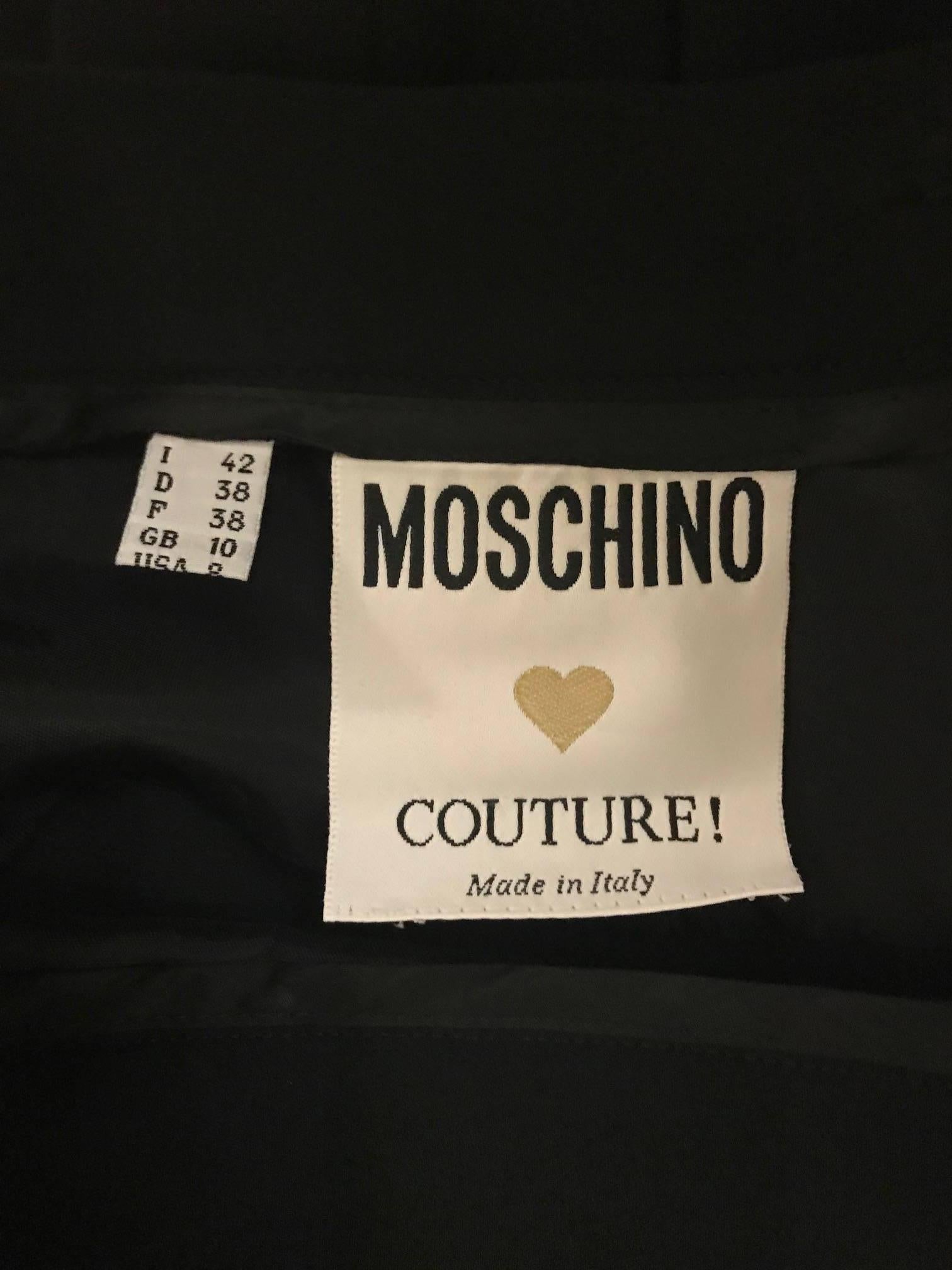 Moschino Gold Music Note Print Black Pleated Maxi Skirt, 1990s  In Excellent Condition In San Francisco, CA