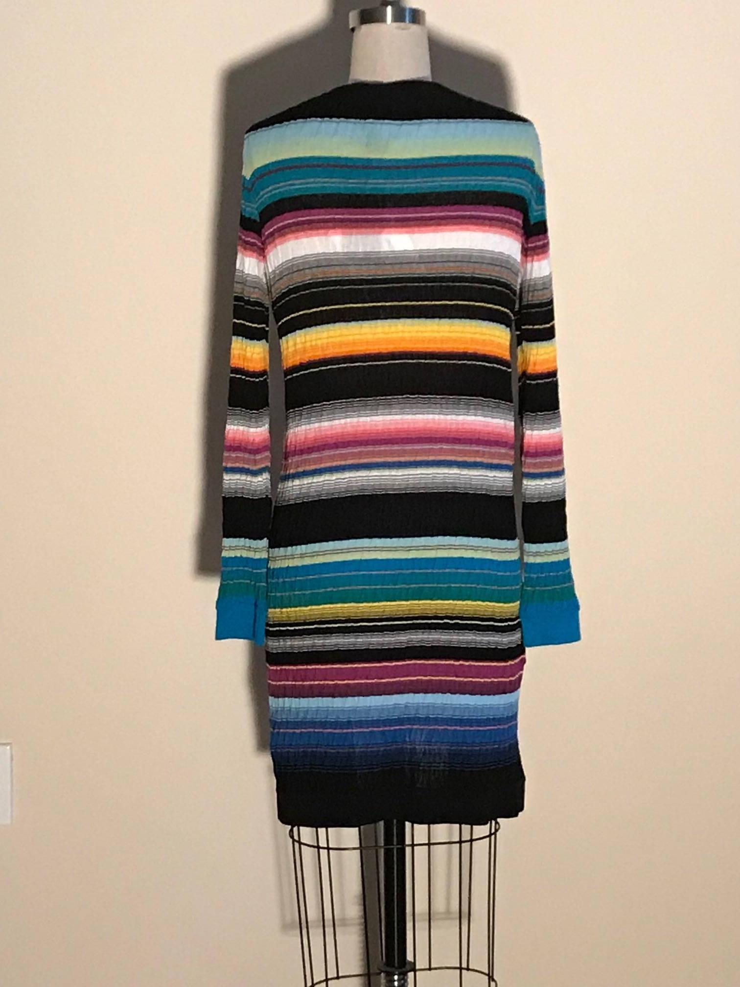 multicolor knit cardigan